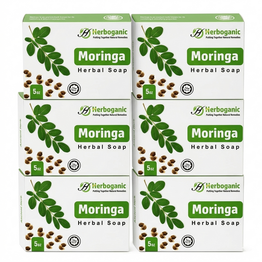 Moringa Herbal Soap - Pack of 6