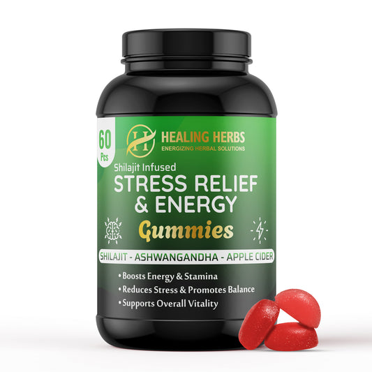 Stress Relief & Energy Gummies With Shilajit