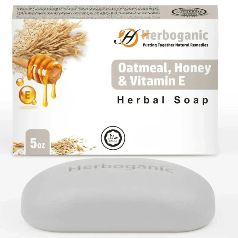 Oatmeal, Honey & Vitamin E Herbal Soap