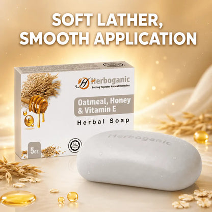Oatmeal, Honey & Vitamin E Herbal Soap