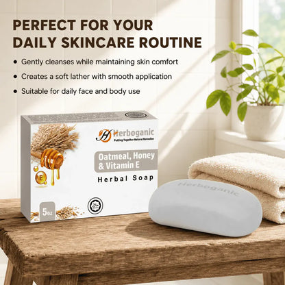 Oatmeal, Honey & Vitamin E Herbal Soap