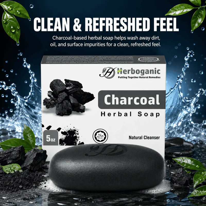 Charcoal Herbal Soap