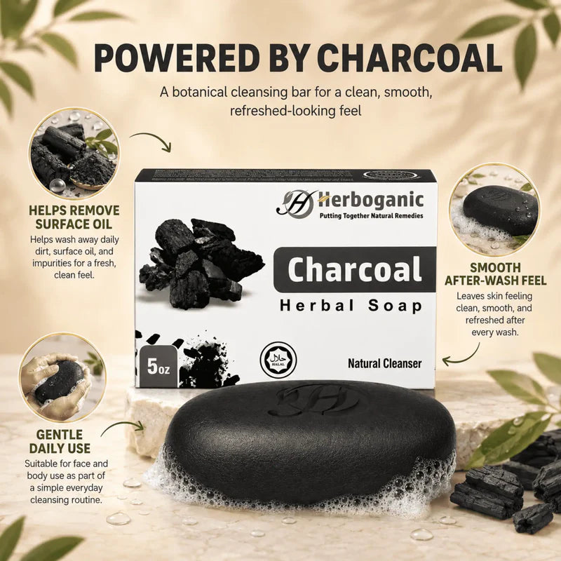 Charcoal Herbal Soap