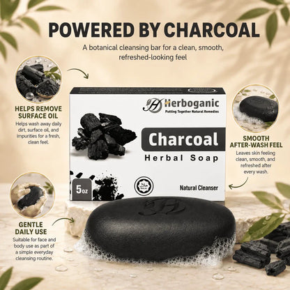 Charcoal Herbal Soap