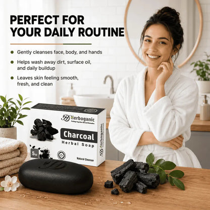 Charcoal Herbal Soap