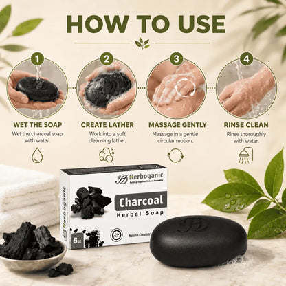 Charcoal Herbal Soap