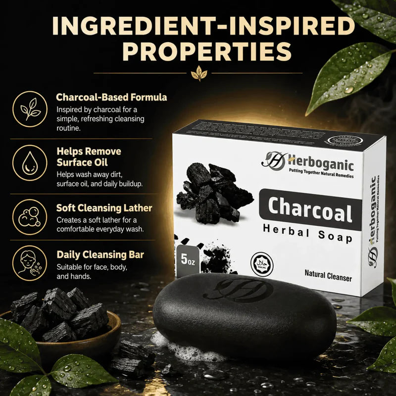 Charcoal Herbal Soap