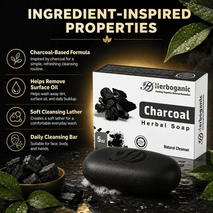 Charcoal Herbal Soap