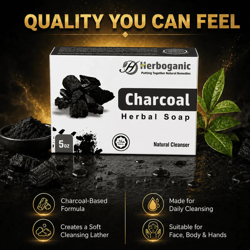 Charcoal Herbal Soap