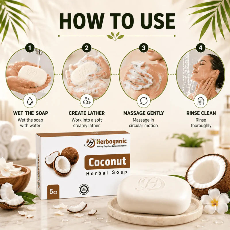 Coconut Herbal Soap