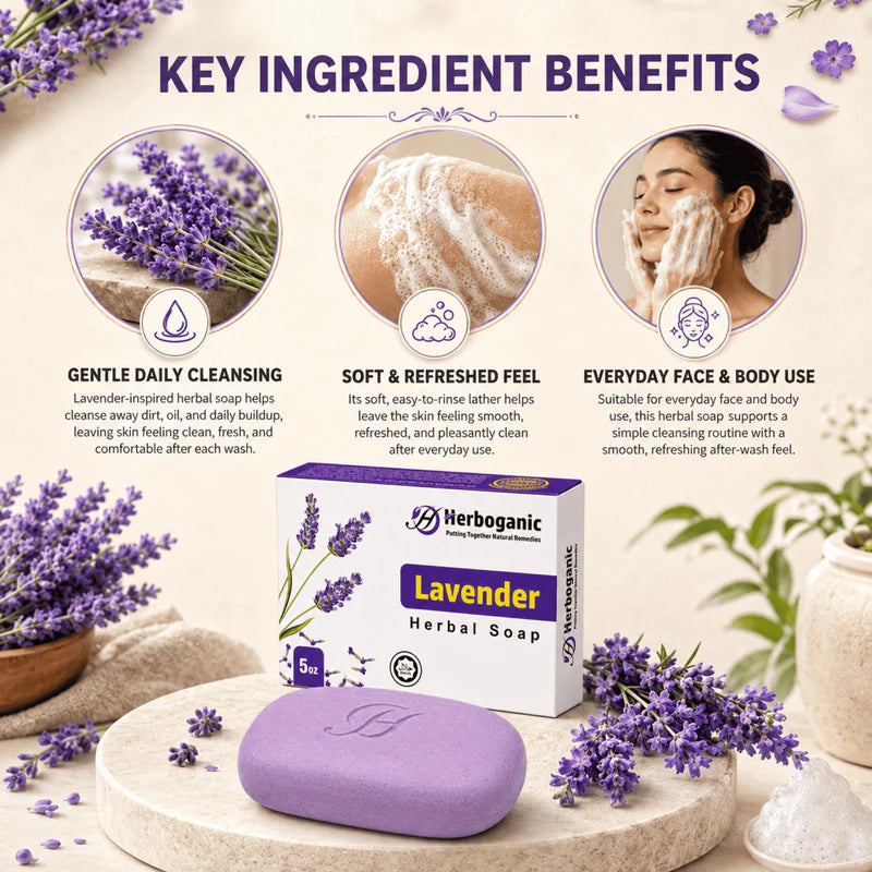 Lavender Herbal Soap