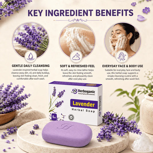 Lavender Herbal Soap