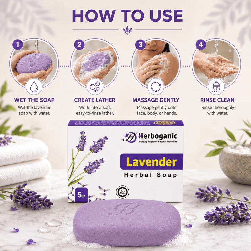 Lavender Herbal Soap