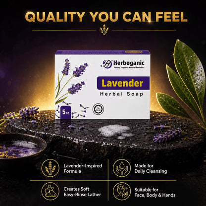 Lavender Herbal Soap
