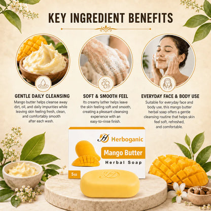 Mango Butter Herbal Soap