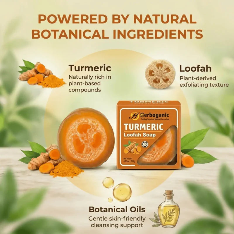 Turmeric Loofah Soap