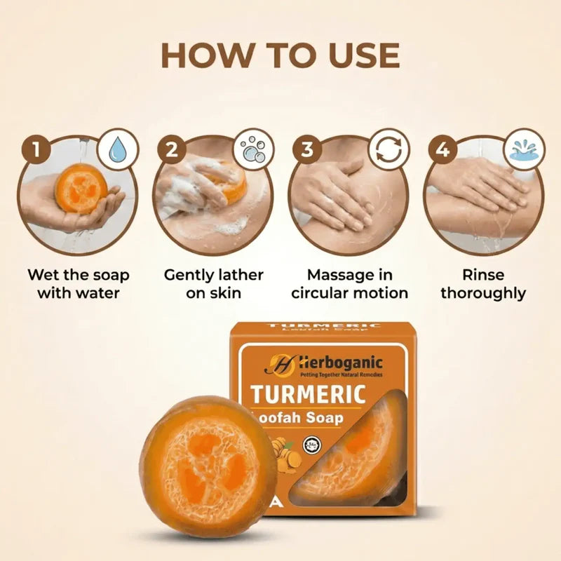 Turmeric Loofah Soap