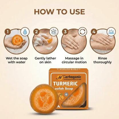 Turmeric Loofah Soap