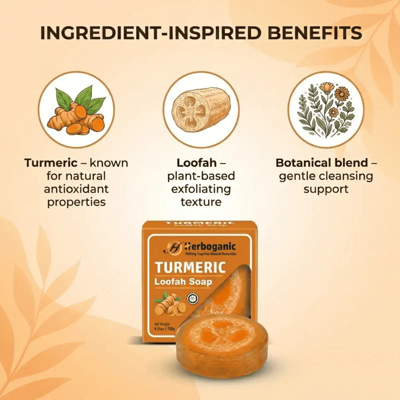 Turmeric Loofah Soap