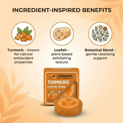 Turmeric Loofah Soap