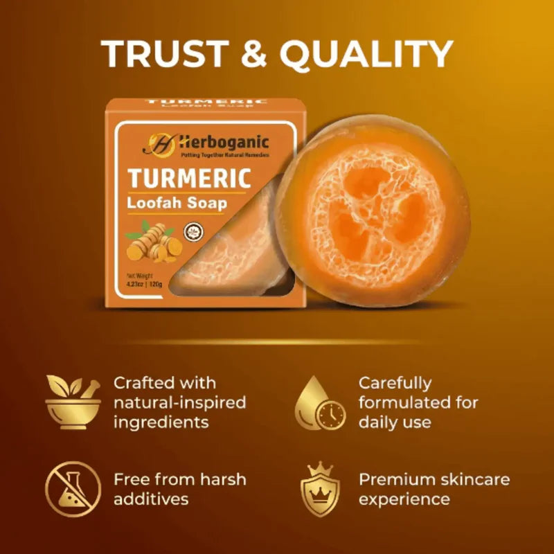 Turmeric Loofah Soap