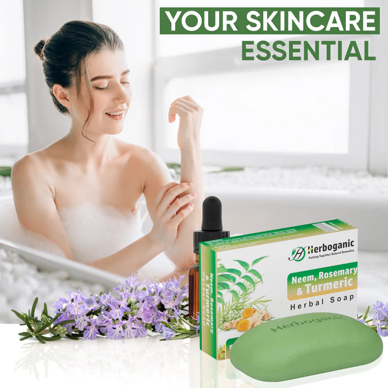 Neem, Rosemary & Turmeric Herbal Soap