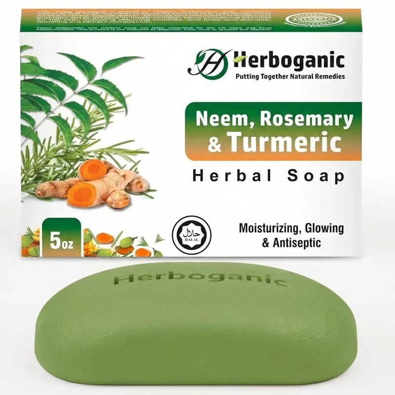 Neem, Rosemary & Turmeric Herbal Soap
