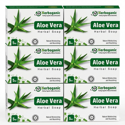 Aloevera Herbal Soap - Pack of 6