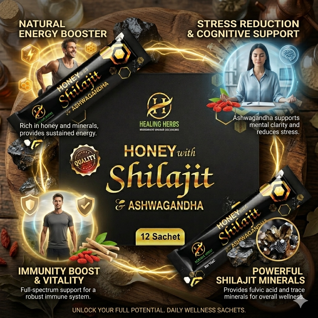 Shilajit & Ashwagandha Honey