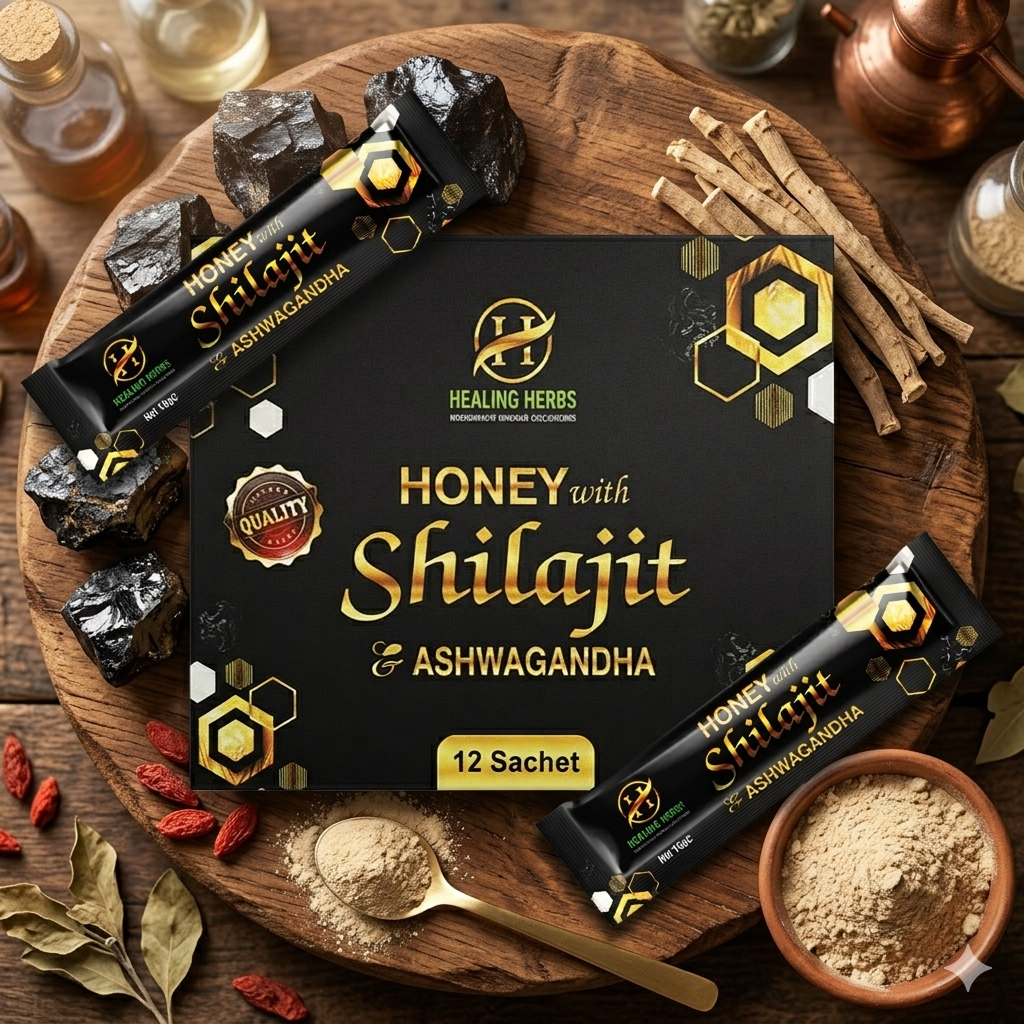 Shilajit & Ashwagandha Honey