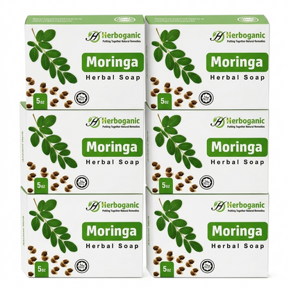 Moringa Herbal Soap - Pack of 6