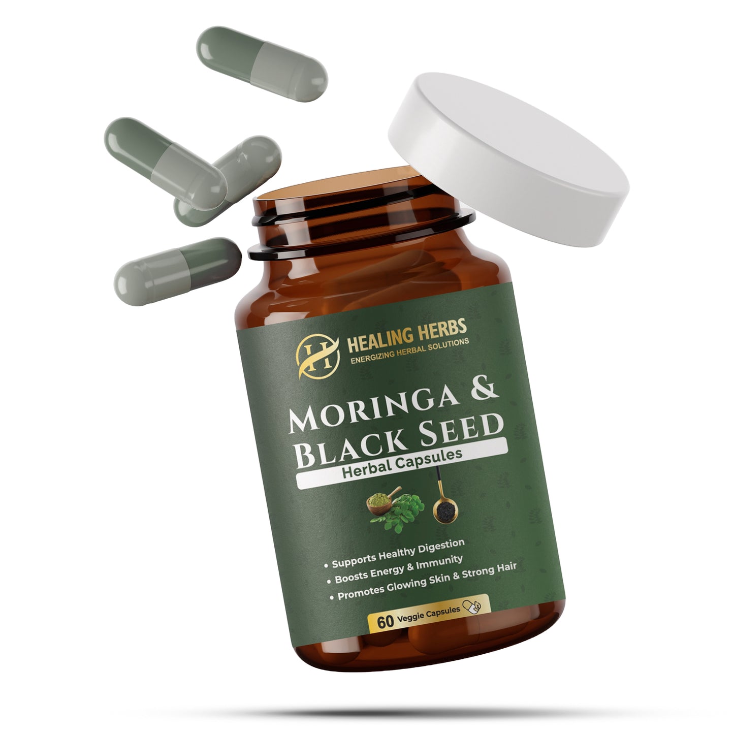 Moringa & Blackseed Capsules (Kalwanji)