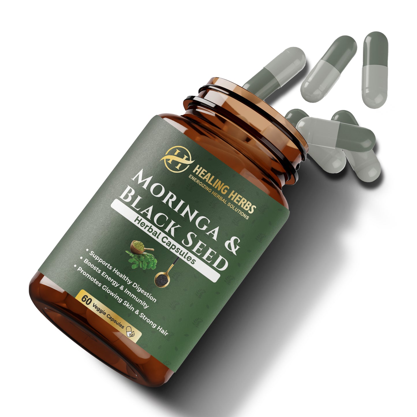 Moringa & Blackseed Capsules (Kalwanji)