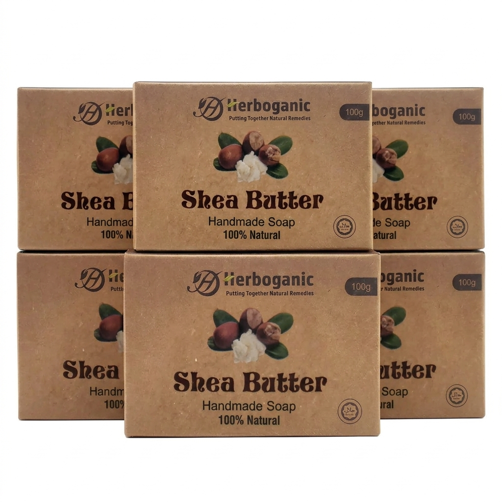 Shea Butter Handmade Soap - Pack of 6