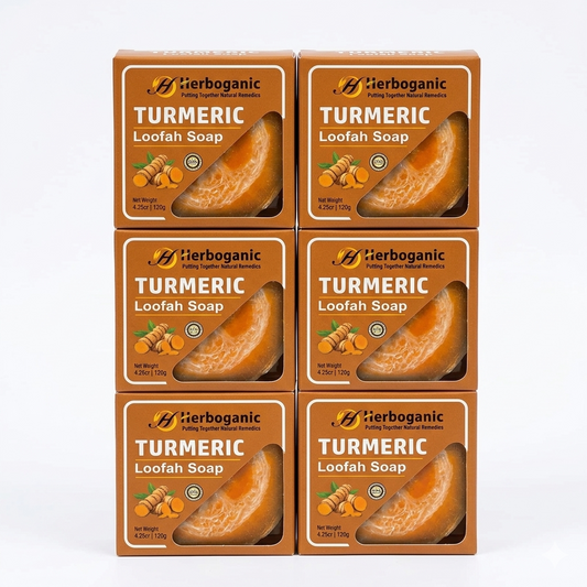 Turmeric Loofah Soap - Pack of 6